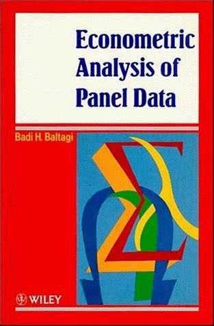 Full Download Econometric Analysis Of Panel Data New York 