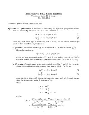 Read Econometrics Test Questions And Solutions 