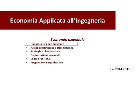 Read Online Economia Applicata Allingegneria 