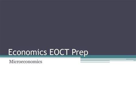 economics eoct 2014