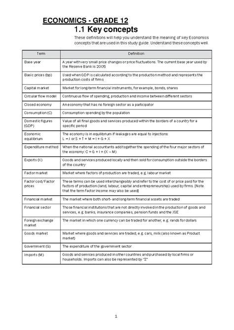 economics globe fearon grade 12 answer key
