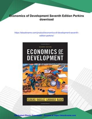 economics of development perkins