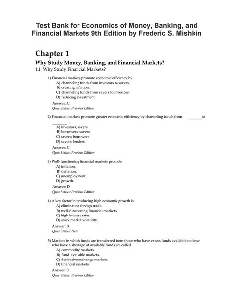 Download Economics Chapter 1 Test Answers 