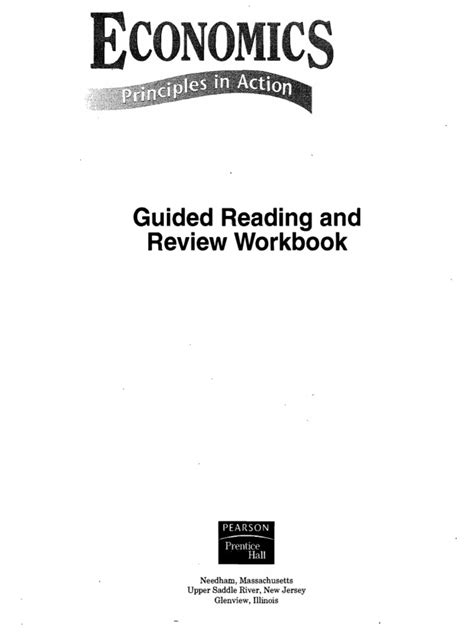 Download Economics Guided Reading And Review Workbook Answers 