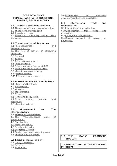 Read Online Economics Igcse Paper 2013 Mark Scheme 