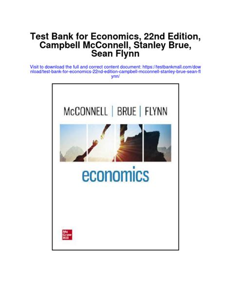 Download Economics Mcconnell Brue 17Th Edition Test Bank 