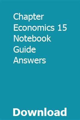 Read Online Economics Notebook Guide Answers 