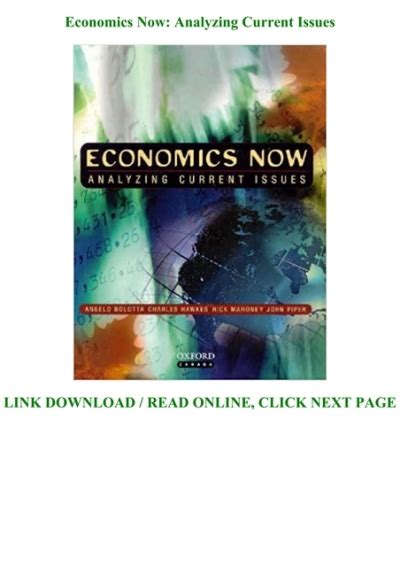 Full Download Economics Now Analyzing Current Issues Textbook Answers 