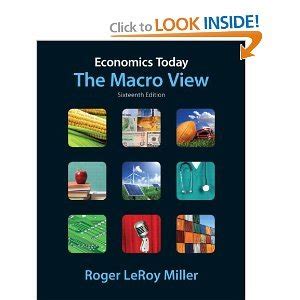 Read Online Economics Today Macro View 16Th Edition 