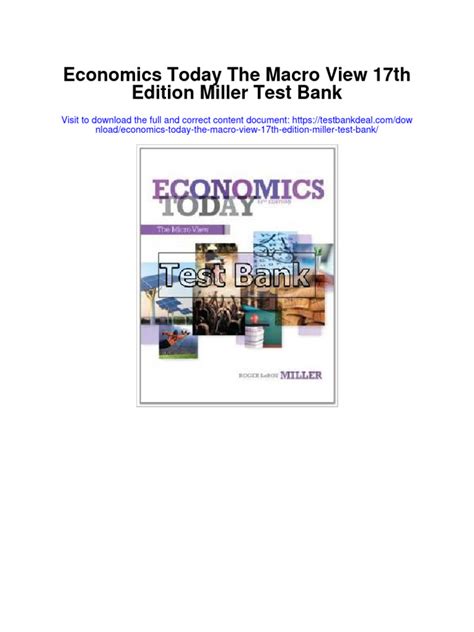Read Online Economics Today The Macro View 17Th Edition Pdf 