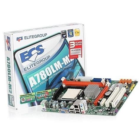 ecs a780lm m2 support processor