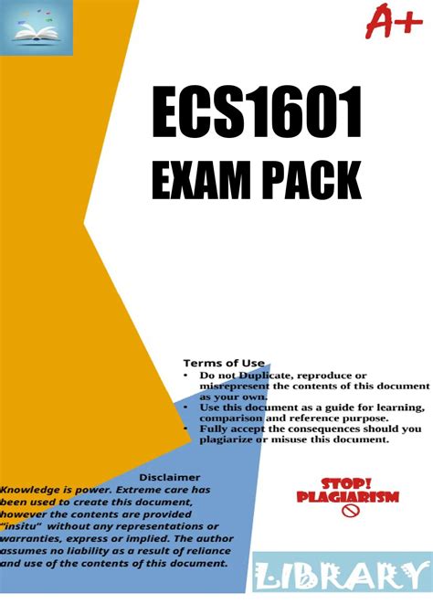 Download Ecs1601 Past Exam Papers 