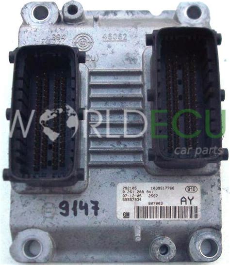 Ecu Engine Controller Opel Corsa C 1 2 Z12xep Bosch 0 261