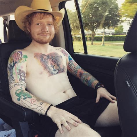 Ed Sheeran Tattoos   Ed Sheeran Reveals His Favourite New Tattoos British - Ed Sheeran Tattoos
