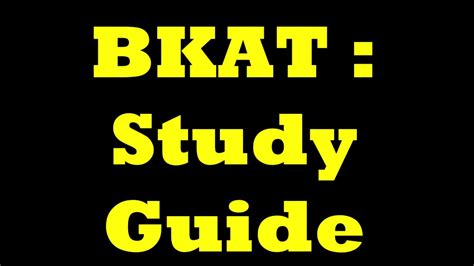 Full Download Ed Bkat Study Guide Webinn 