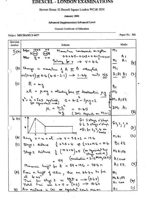 edexcel 6677 m1 june 2013