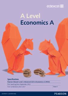 Edexcel A Level Economics Specification