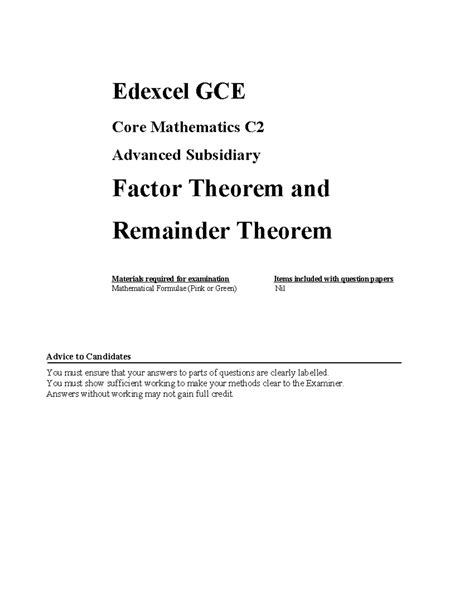 edexcel core mathematics c2 answers