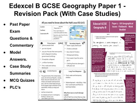 Edexcel Geography A Level Past Papers