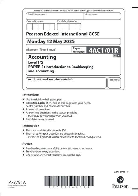 edexcel igcse accounting mark schemes 2014