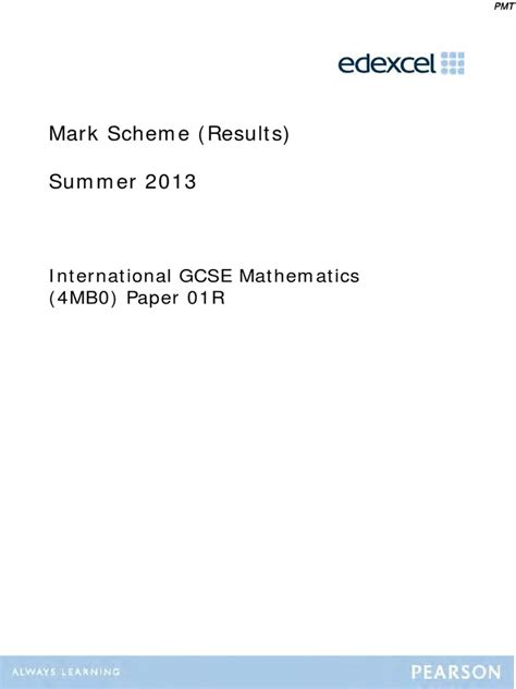edexcel igcse maths 2013 paper 4h