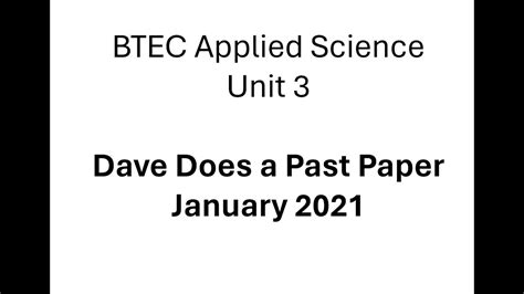 Full Download Edexcel Btec Science Past Papers 