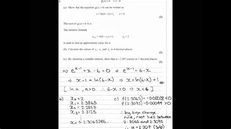 Read Edexcel C3 2013 Question Paper 