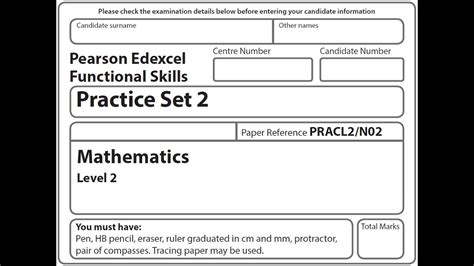 Read Online Edexcel Functional Skills Past Papers 
