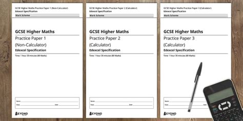 Read Online Edexcel Gcse Maths Specimen Paper 3 Mark Scheme 