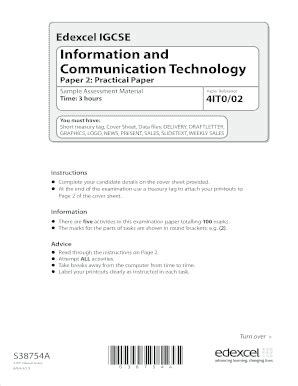 Read Online Edexcel Igcse Ict Practical Papers 