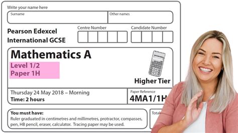 Read Edexcel Igcse Paper 4H Maths May 2012 Mark Scheme 