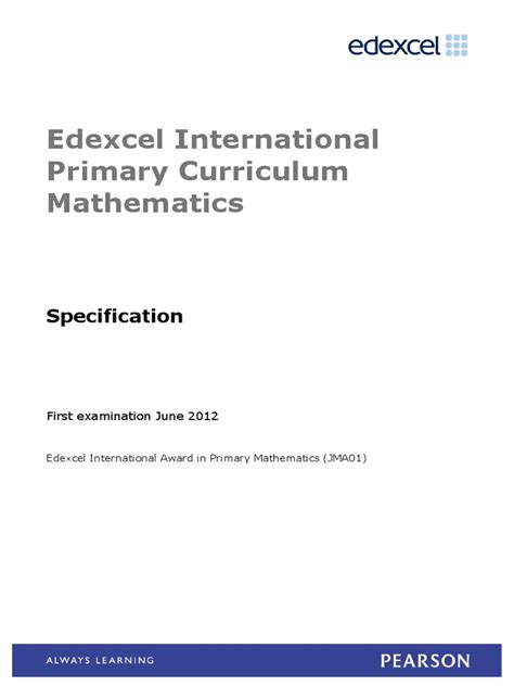 Read Online Edexcel International Primary Curriculum June 2013 Question Paper 