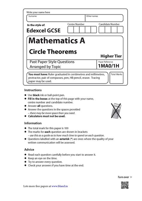 Full Download Edexcel Maths Exam Papers Arranged By Topic 
