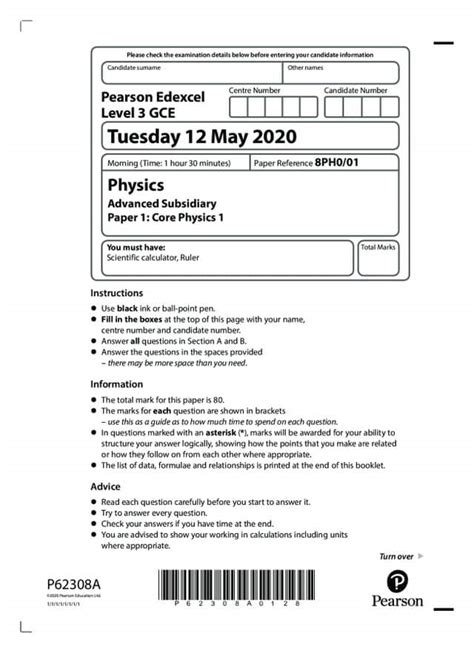 Read Edexcel Past Papers Answers 