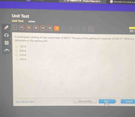 Edgenuity Unit Test