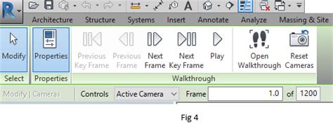 Edit Camera Height Of Camera In Walkthrough Revit