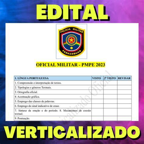 Edital Pmpe 2023