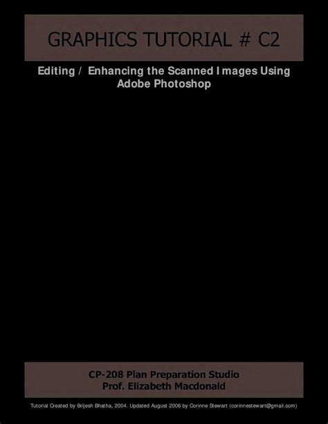 Download Editing Enhancing The Scanned Images Using Adobe Photoshop 