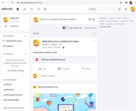 edmodo web | Edmodo Web Literasi Digital di Sekolah Dasar