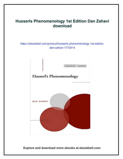 Edmud Husserls Phemonlogy Math