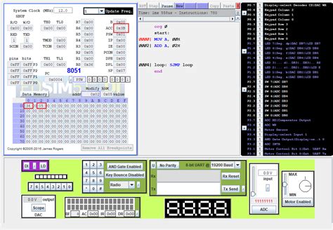 Edsim51 Example Programs