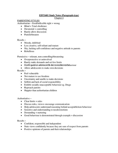 Full Download Edt1601 Study Notes Databy 