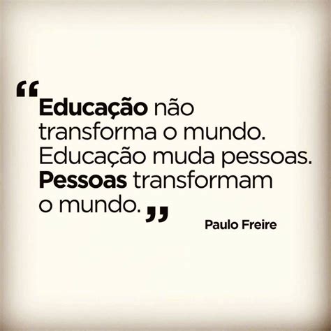 Educacao E Transformação