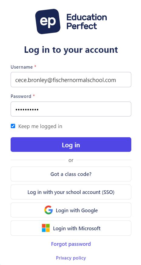 Education Perfect Login