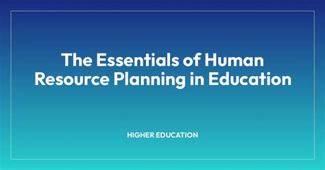 Education Planning And Human Development Vitace