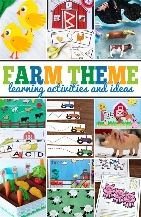 Educational Farm Theme Activities For Toddlers Preschoolers Farm Unit Kindergarten - Farm Unit Kindergarten
