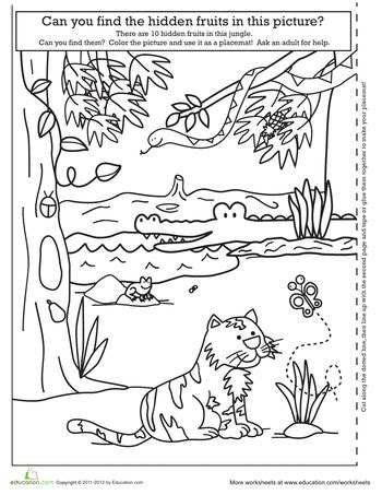 Educational Placemat Jungle Worksheet Education Com The Jungle Worksheet Answers - The Jungle Worksheet Answers