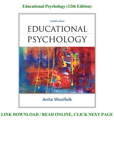 Full Download Educational Psychology 12Th Edition Pdf Pdf Ebook And 