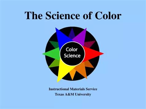 Educator Guide The Science Of Color Nasa Jpl Science Of Colours - Science Of Colours