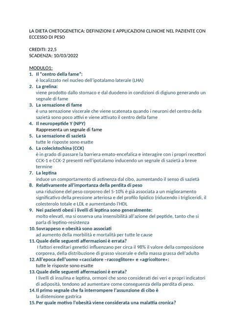 Eduiss Ecm Risposte
